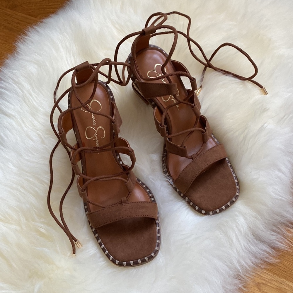 Jessica Simpson Lonor Strappy Heels NWT